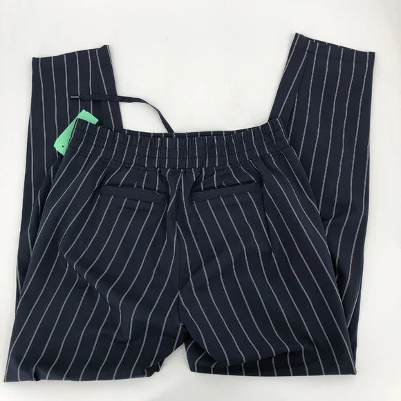 Athleta Blue Striped Wide Leg Pants | Casual to Special Event - Picture 5 of 6